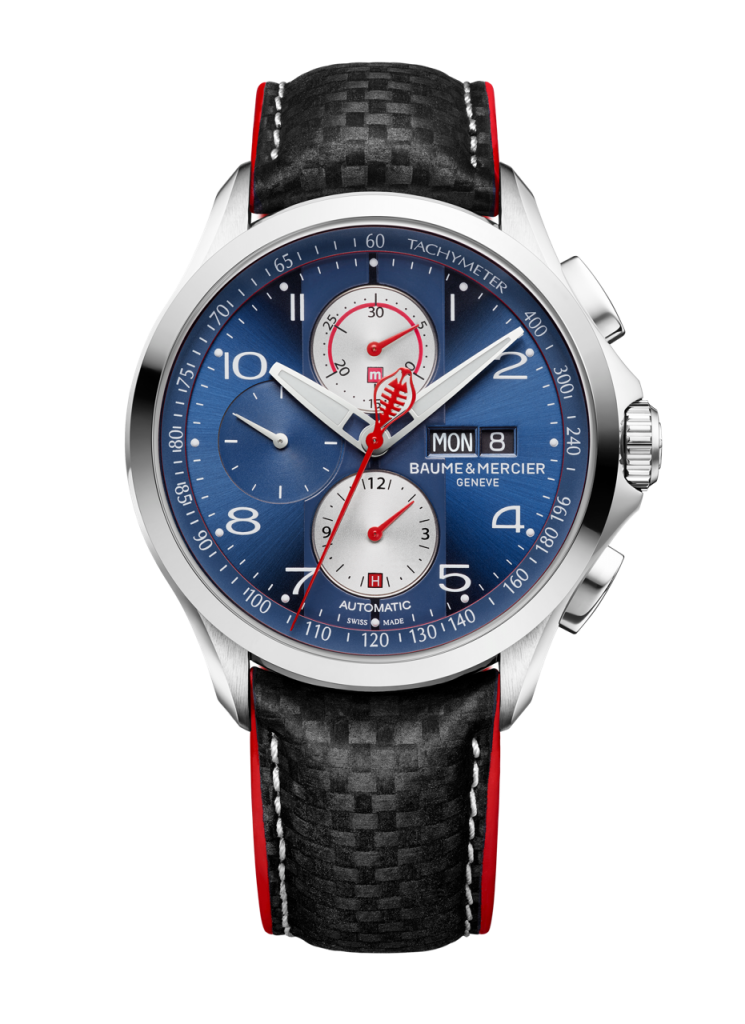Baume & Mercier Clifton Club Shelby® Cobra Automatic Chronograph Limited Edition watch designed with Peter Brock, is being made in an edition of 1964 pieces.