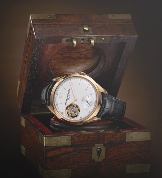 Even the packaging of the $59,000 watch is vintage inspired. 