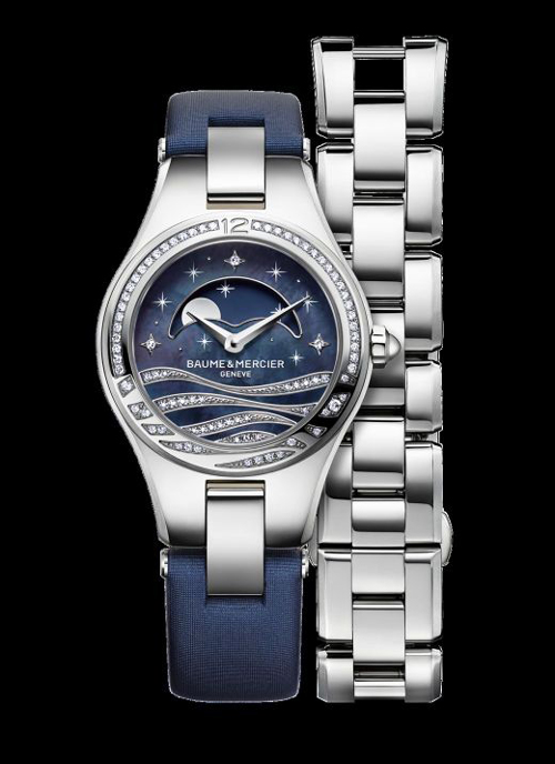 Baume & Mercier Linea Night watch created in a limited edition of 100 pieces. 