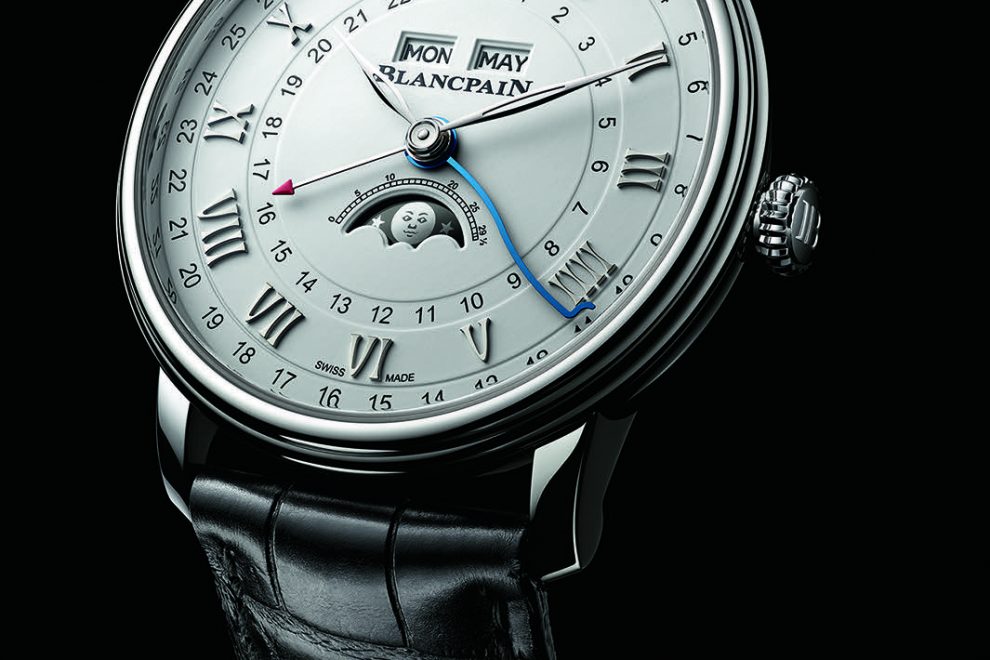 Blancpain_6676-1127-55B_PREBALE2018_PR Blancpain Villeret Complete Calendar GMT Watch