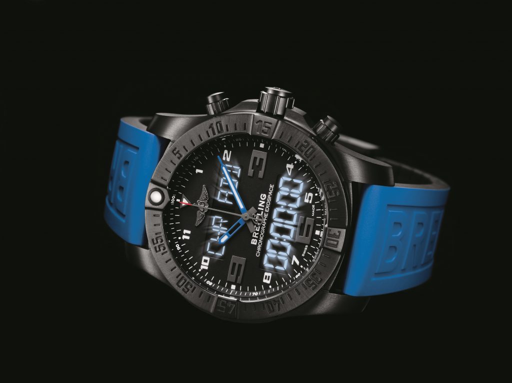 Breitling Exospace B55 uses LCD and backlighting
