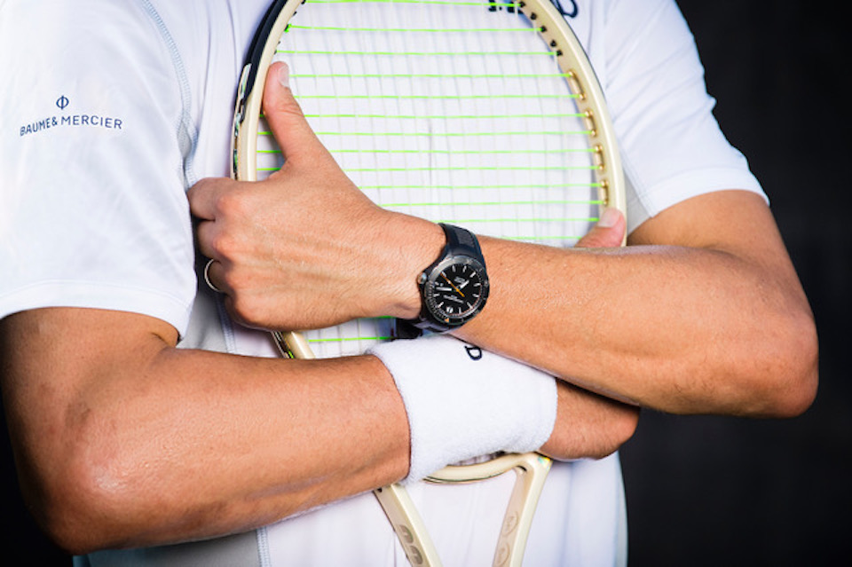 The Bryan brothers will wear Baume & Mercier Clifton Collection watches both on and off the courts. (Photo by © 2017. Patrick McDermott Photography, LLC. All Rights Reserved.)