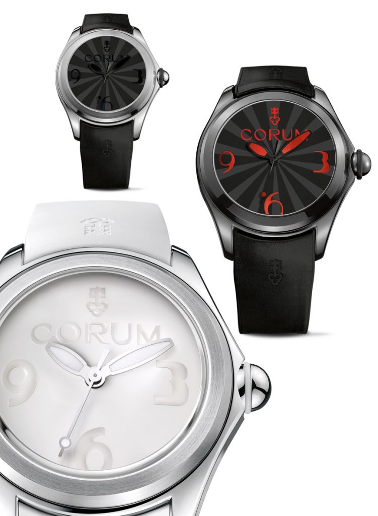 New Corum Bubble Luminova watches for men and women. 