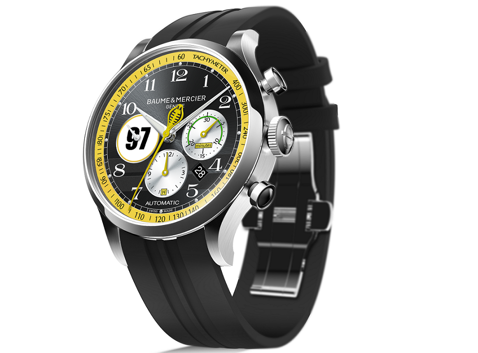 Each watch features the number of one of the four racers honored in this release. This one is Dave MacDonald #97. 