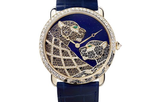 Cartier rotonde louis cartier filigree watch
