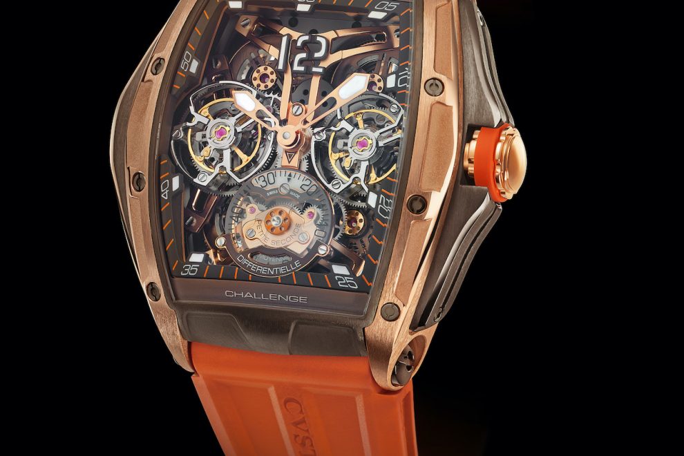 Challenge III Double Tourbillon 5N-brown PRF Cvstos Challenge III Tourbillon Differentielle watch