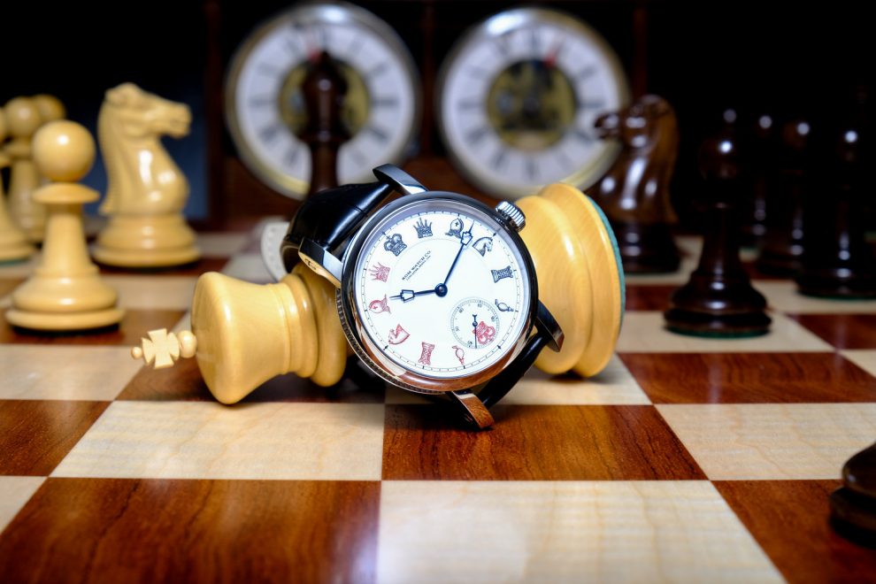Chess-watch-ch-7 The Chess in Enamel watch by American brand RGM Watches.