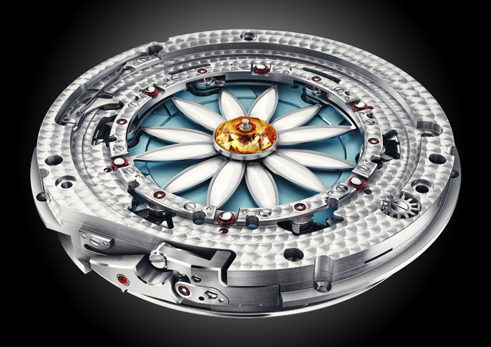 The complex movement of the Margot consists of more than 700 parts.