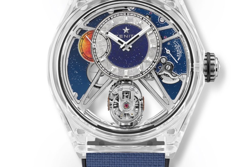 Zenith Defy Zero G sapphire watch