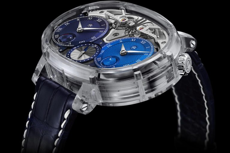 Armin Strom Masterpieces Dual Time Resonance Sapphire Watch, SIHH 2019