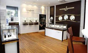 The new Ulysse Nardin  NY boutique recalls the brand's nautical heritage.