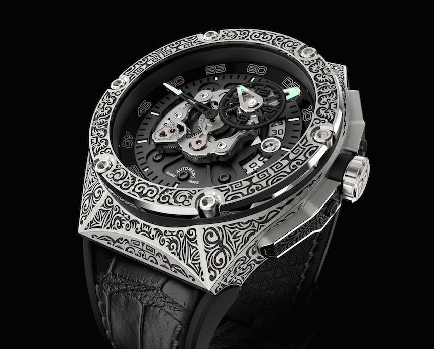 The Maori version of the Dubarry Crazy Wheel is inspired by tattoo art of the culture and is totally engraved. 