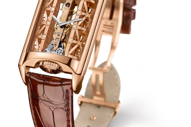 Corum Golden Bridge Stream watch takes inspiration from the architectural aspects of the Golden Gate Bridge.