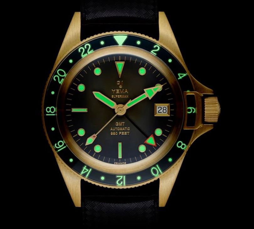 Yema Superman GMT Bronze watch