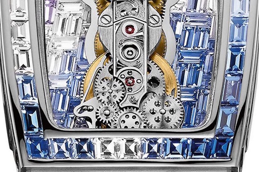 Golden Bridge Miss Sapphires B113_02686_$680000 The Corum Golden Bridge Miss Sapphires watch is a unique piece retailing for $680,000.