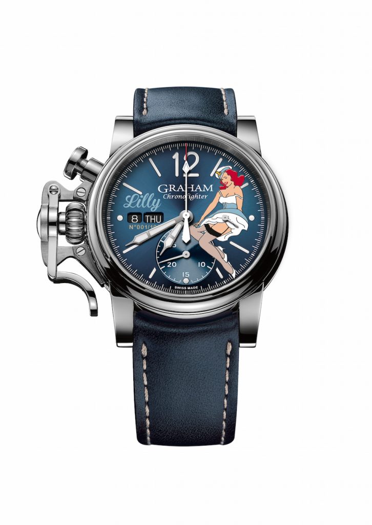 Graham Chronofighter Vintage Nose Art Ltd. watches are inspired by history. 