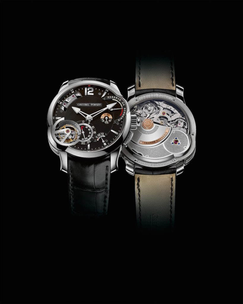 Greubel Forsey Grande Sonnerie in titanium retails for about $1.4 million; unveiled at SIHH 2017.