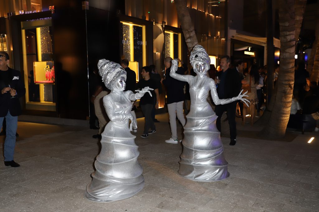 The opening night party for Watches & Wonders Miami featured flame swallowers, dancers and more. 