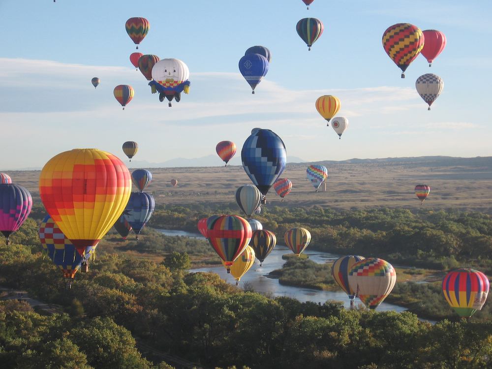 Hot Air ballooning in New Mexico with Parmigiani Fleurier