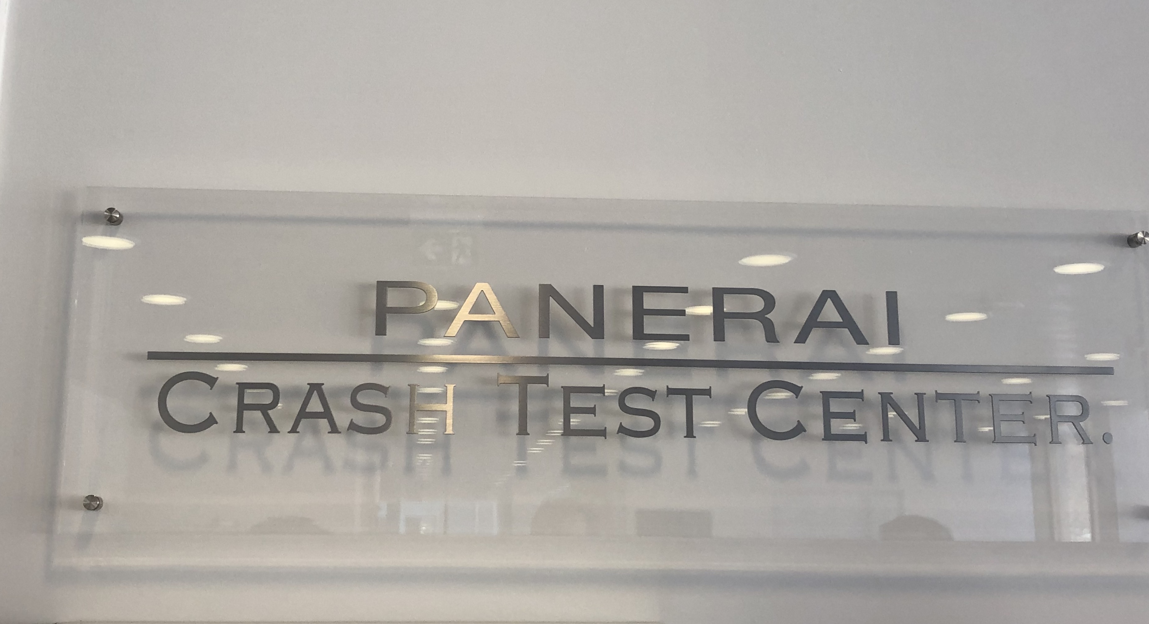 Panerai crash test center 