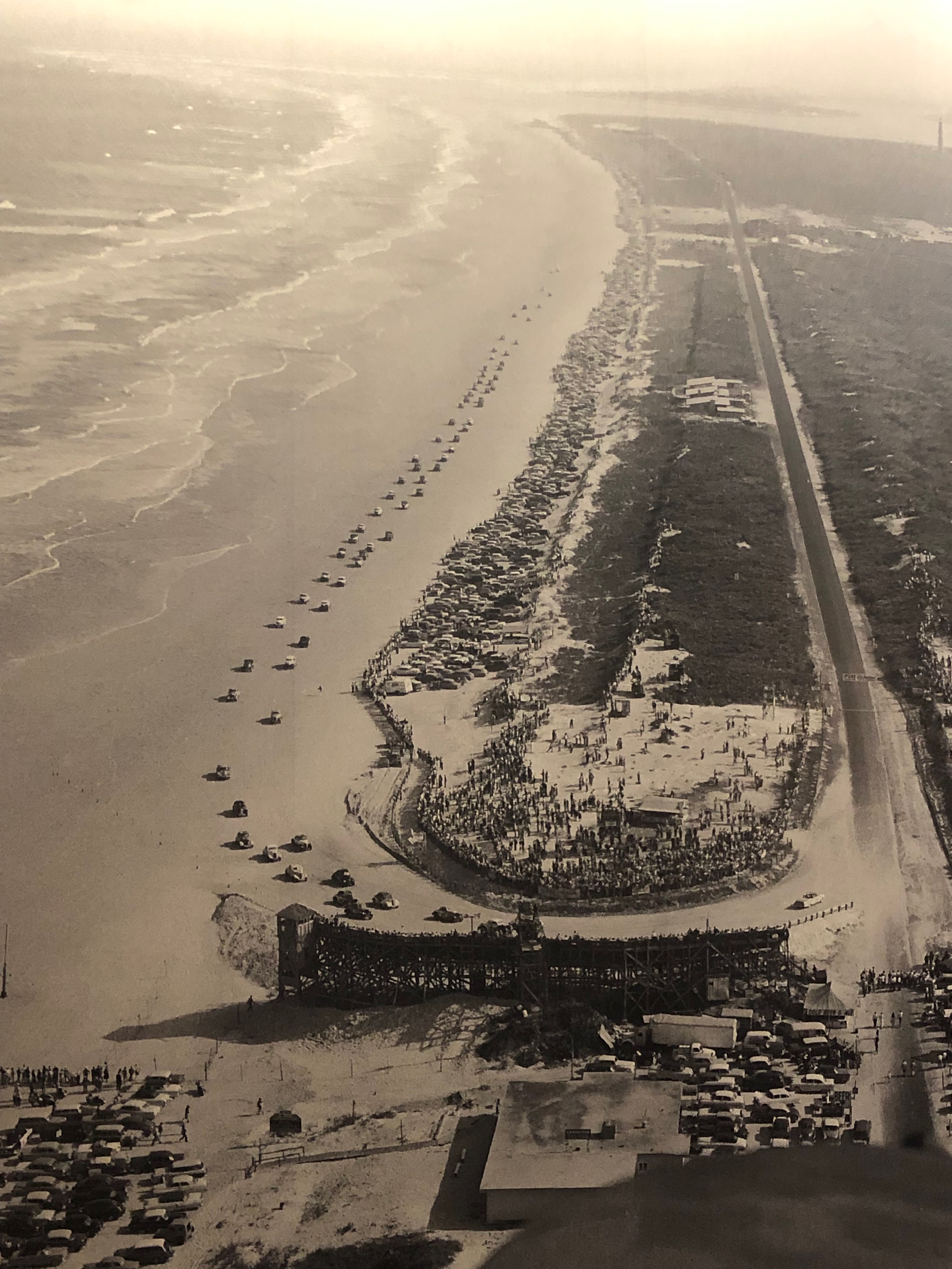Daytona Beach in the early 20th Century. 