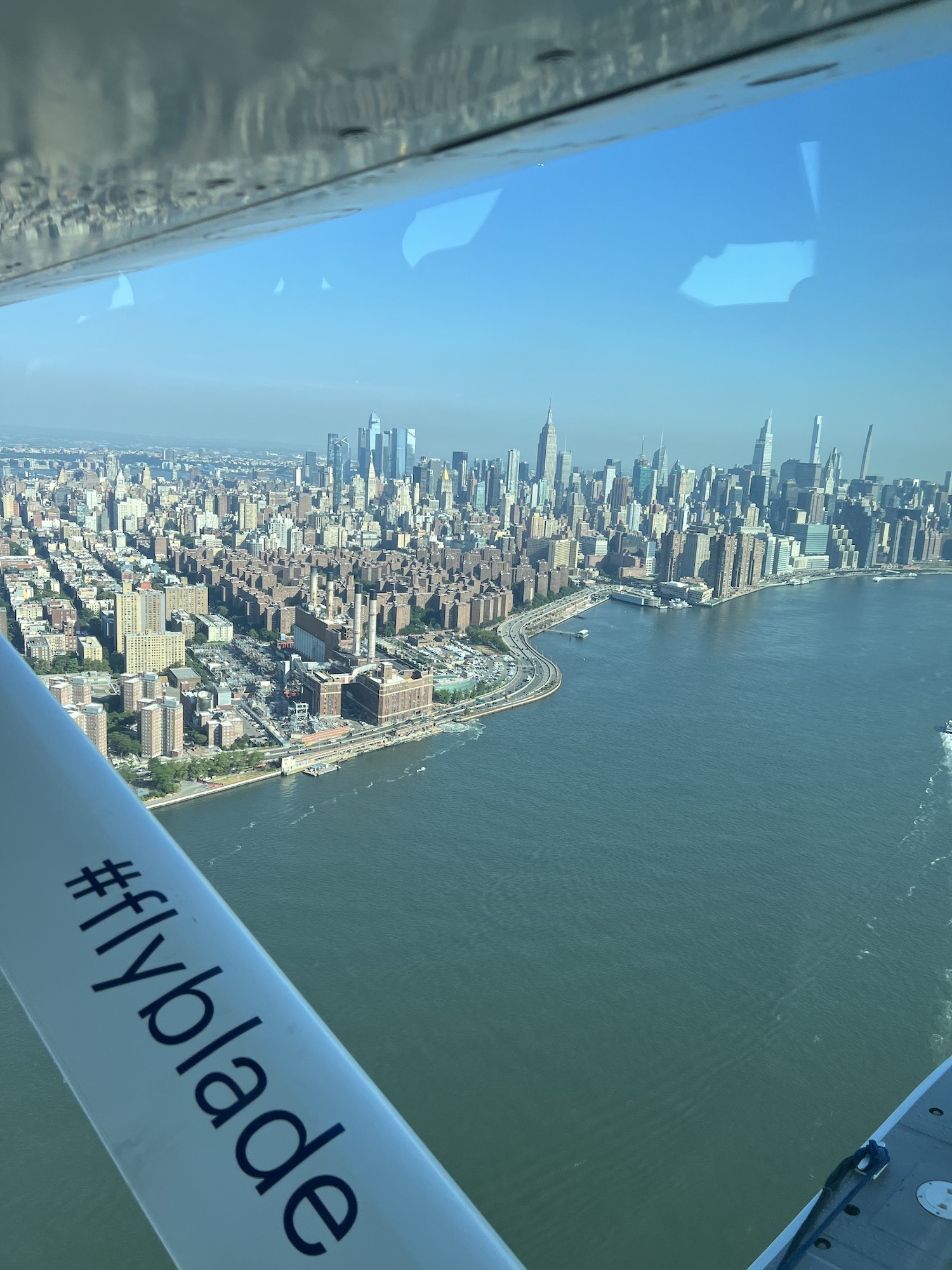 New York Skyline from Seaplane