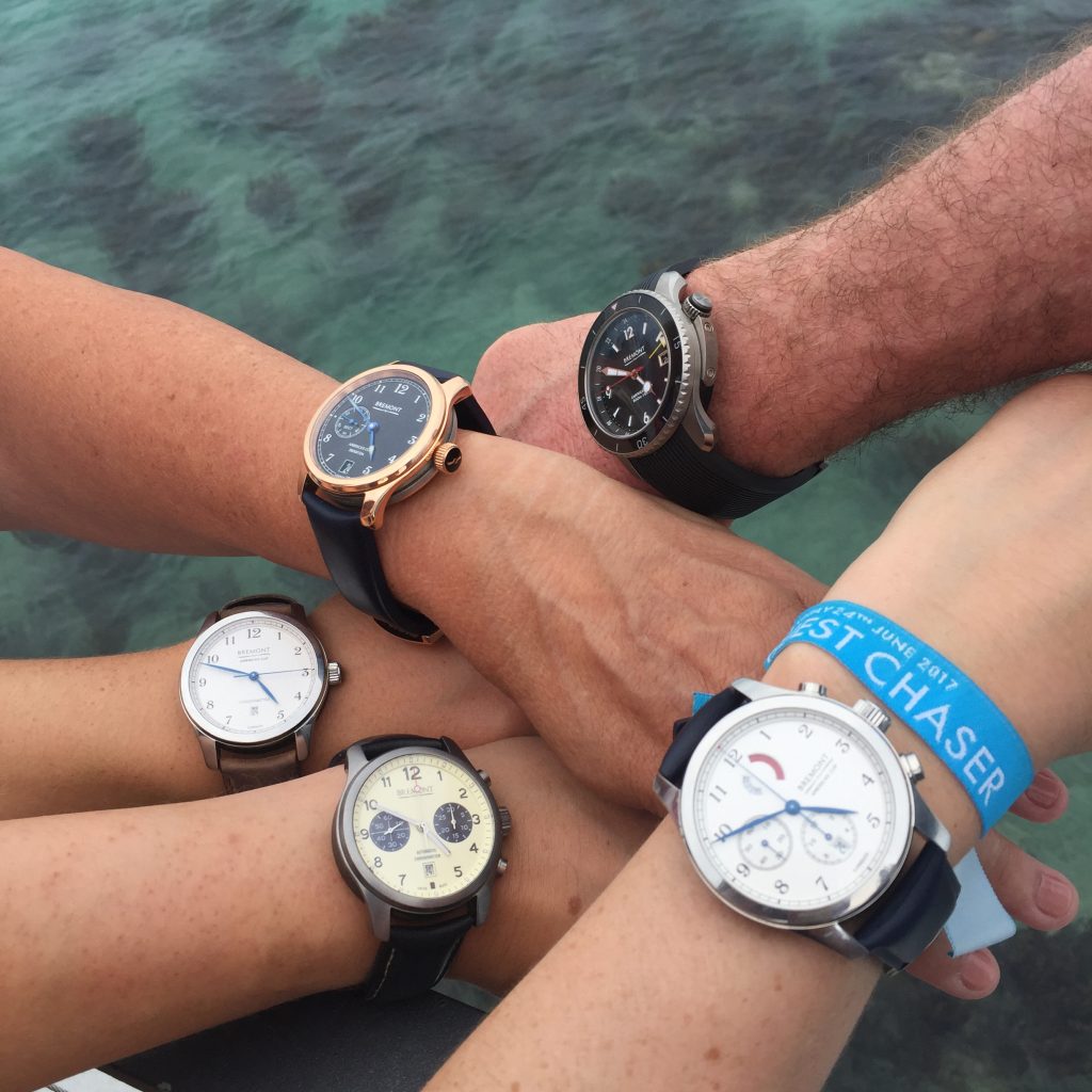 Bremont watches during the 35th America's Cup in Bermuda
