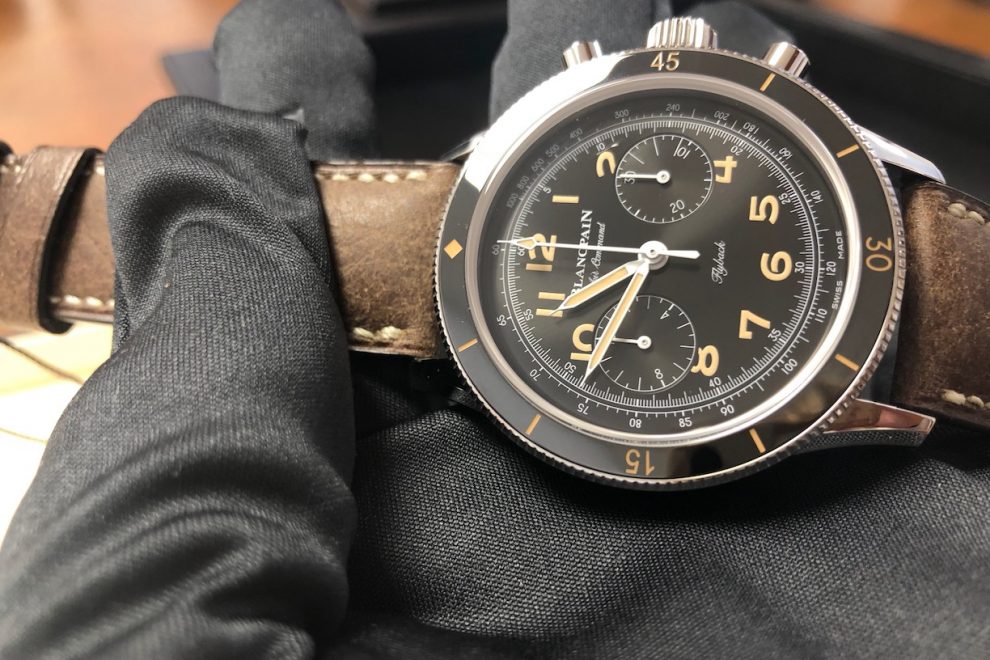 IMG_3420 Blancpain's newest Air Command Flyback.
