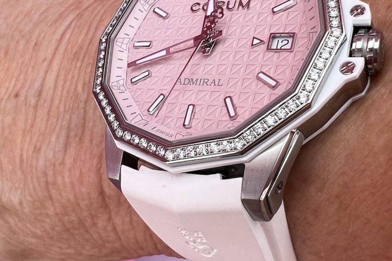 Corum Corum pink dial Admiral watch