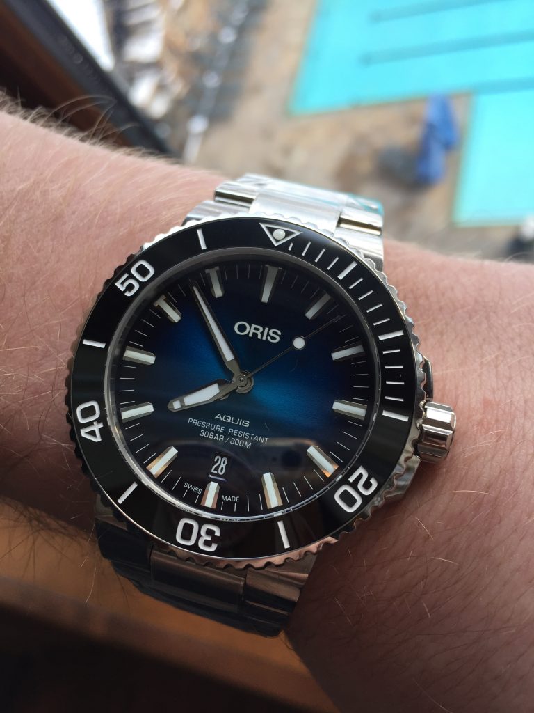 The Oris Clipperton watch is in support of the Clipperton expedition, and the tagging and tracking of shark migration patterns around the atoll. 