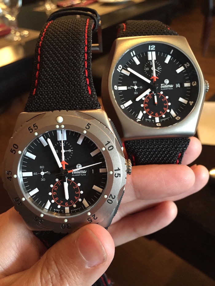 Side by side comparison of the M2 Chronograph and M2 Pioneer