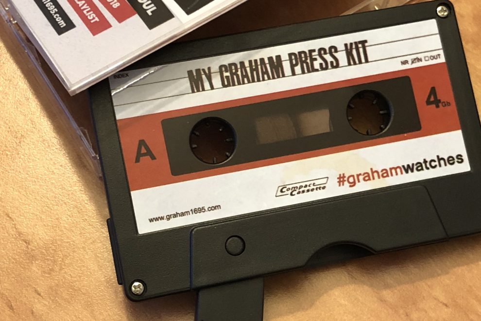 Storage Wars: The Best USB Keys from Baselworld 2018 include this Cassette tape from Graham Watches.