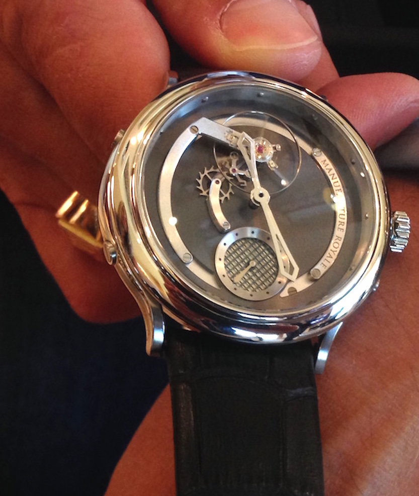 The stainless steel version retails for $33,000- Manufacture Royale's new opening price point 