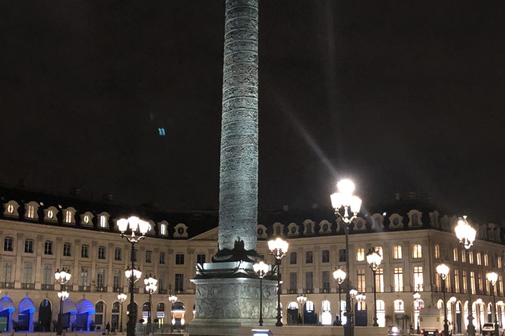The Zenith corner store sits right on Place Vendome in Paris, with a view of the famed Column.