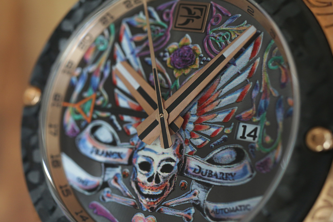 Franck Dubarry Fileteado GMT watch 