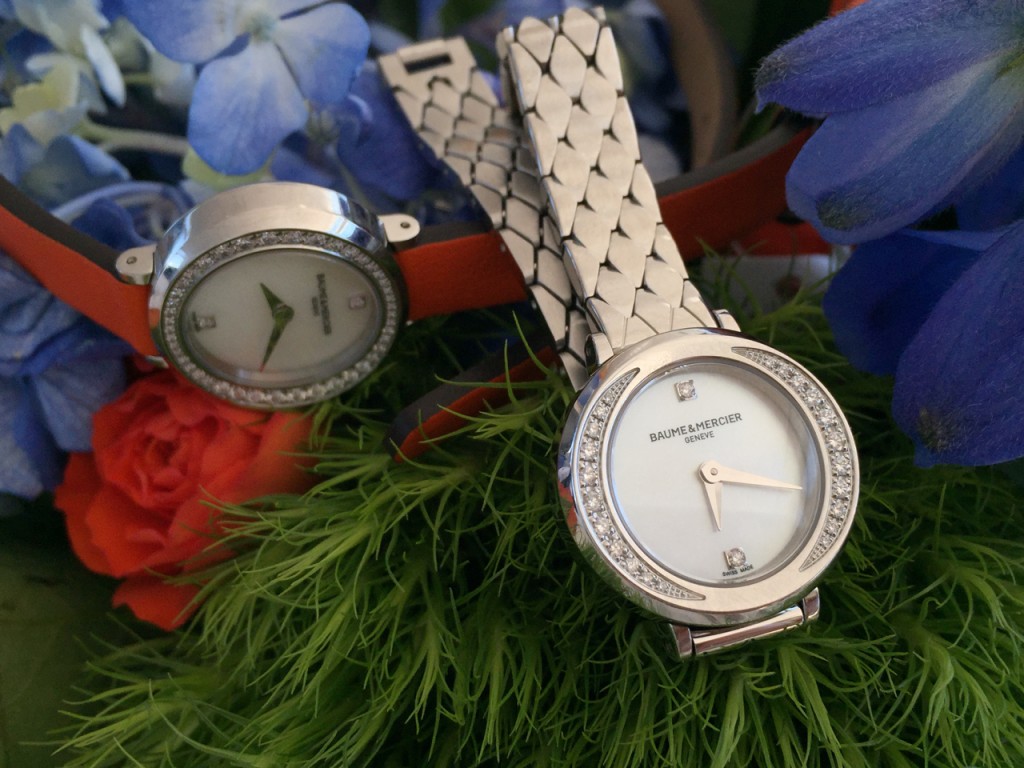 Baume & Mercier Petite Promesse is 22mm in diameter and features double-wrap straps and bracelets (photo: R. Naas/ATimelyPerspective.com)