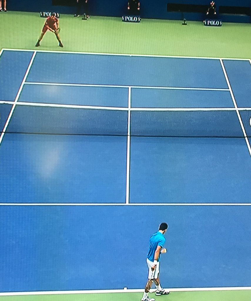 Wawrinka plays Djokovic at the US Open tonight, with Wawrinka claiming the victory.