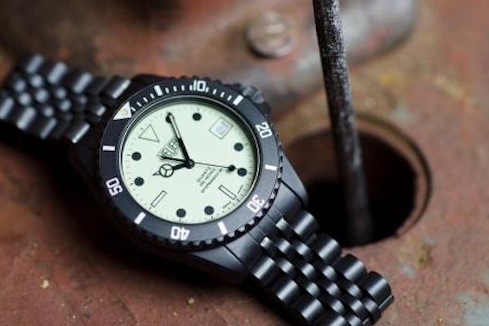 Heuer Night Dive model 980.031 quartz James Bond watch, “The Living Daylights”