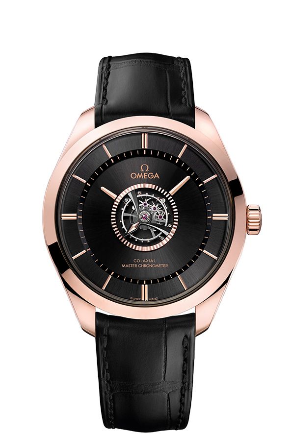 central tourbillon watches, anti-magnetic watches, Omega De Ville Co-Axial Tourbillon Master Chronometer 