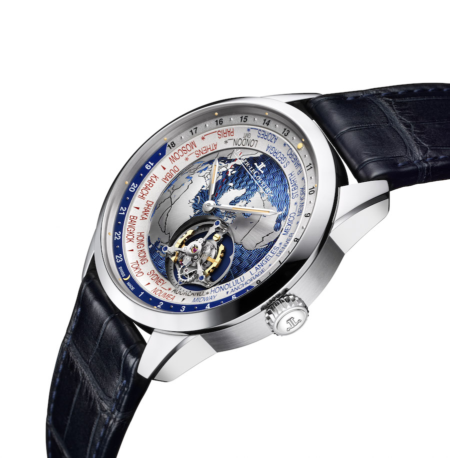 The movement of the Geophysic Tourbillon Universal Time watch consists of 375 parts.