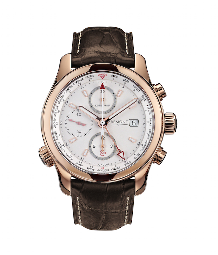 Bremont Kingsman Special Edition 18-karat gold world timer chronograph