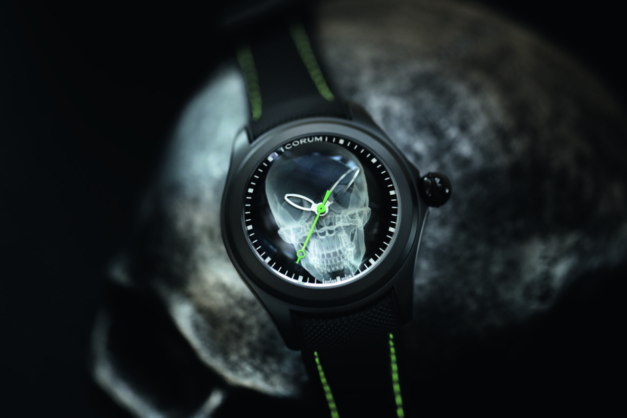 Corum Bubble Skull X-Ray watch