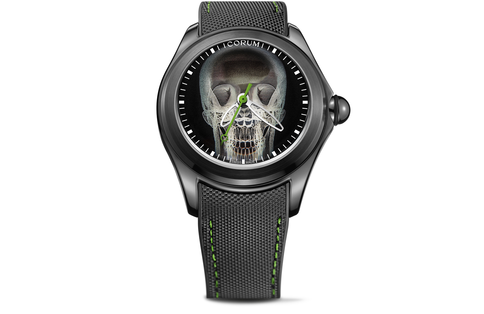 Corum Bubble Skull X-Ray watch