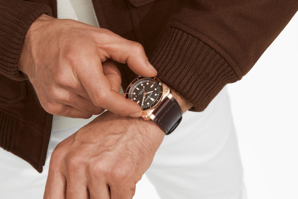 L55-03-DIVER-BROWN-BRONZE-0307 Bell & Ross BR 03-92 Diver Brown Bronze watch.