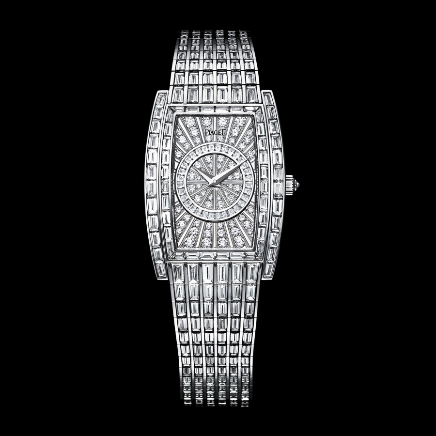 Piaget Limelight, tonneau-shpaed case with rectangular dial 