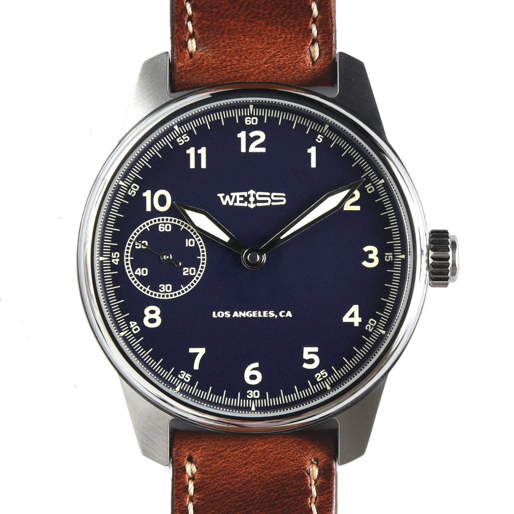 Weiss Limited American Issue Dark Blue watch 