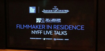 NYFF Live Talks last night, with the first filmmaker in residence program bringing Andrea Arnold to NY.