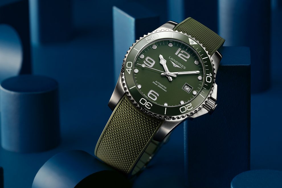 Longines_HydroConquest_Green_reclining_1000 Longines HydroConquest Green