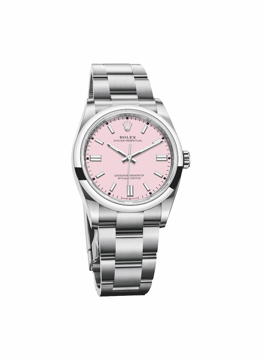 Rolex Oyster Perpetual candy pink