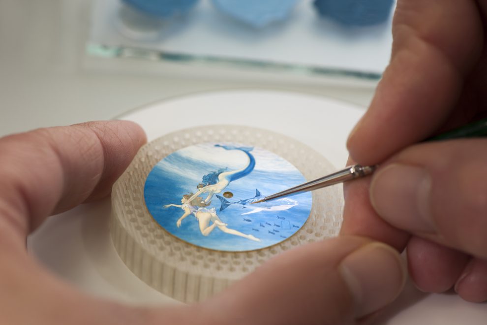 Ulysse Nardin Classico erotic watches are deigned by Milo Manara.